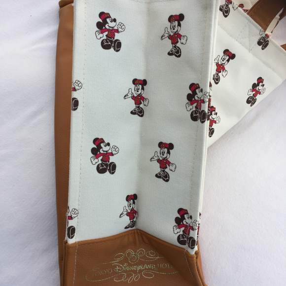 NWT TOKYO DISNEYLAND HOTEL MICKEY MOUSE TOTE - Picture 3 of 7